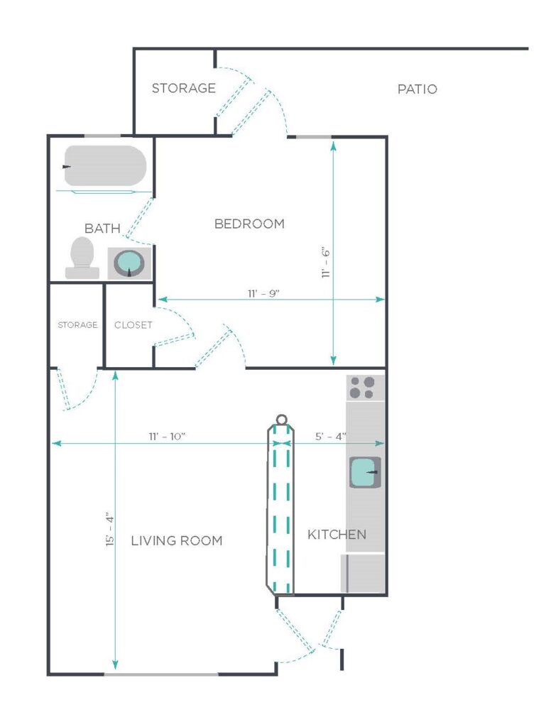 1 Bedroom apartment- Standard - Strathearn Heights